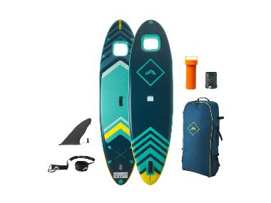CRIVIT Jednokomorový paddleboard Allround 10'3" s průhledným okénkem, základní sada