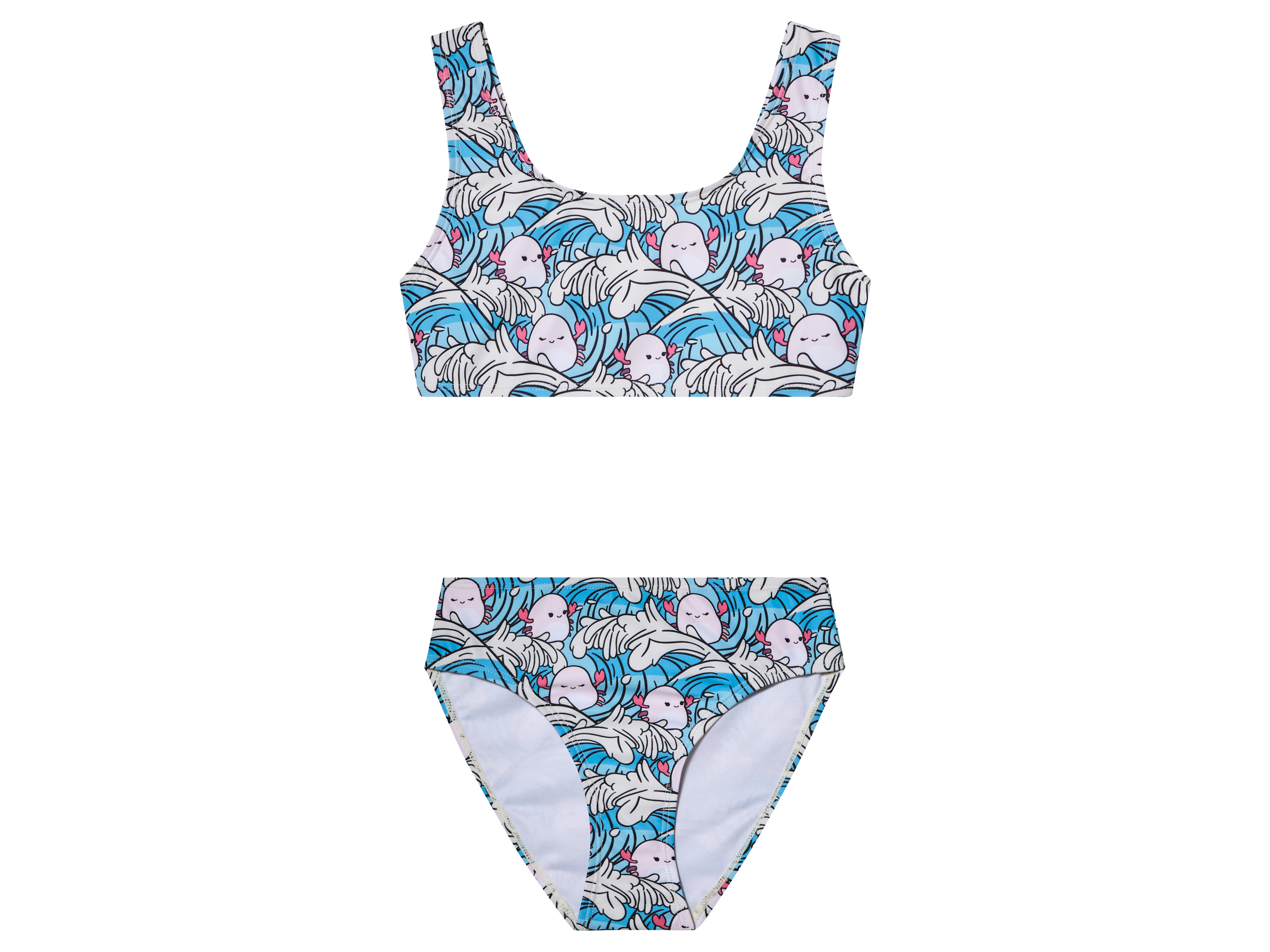 Dívčí plavky / bikiny (modrá, 158/164)