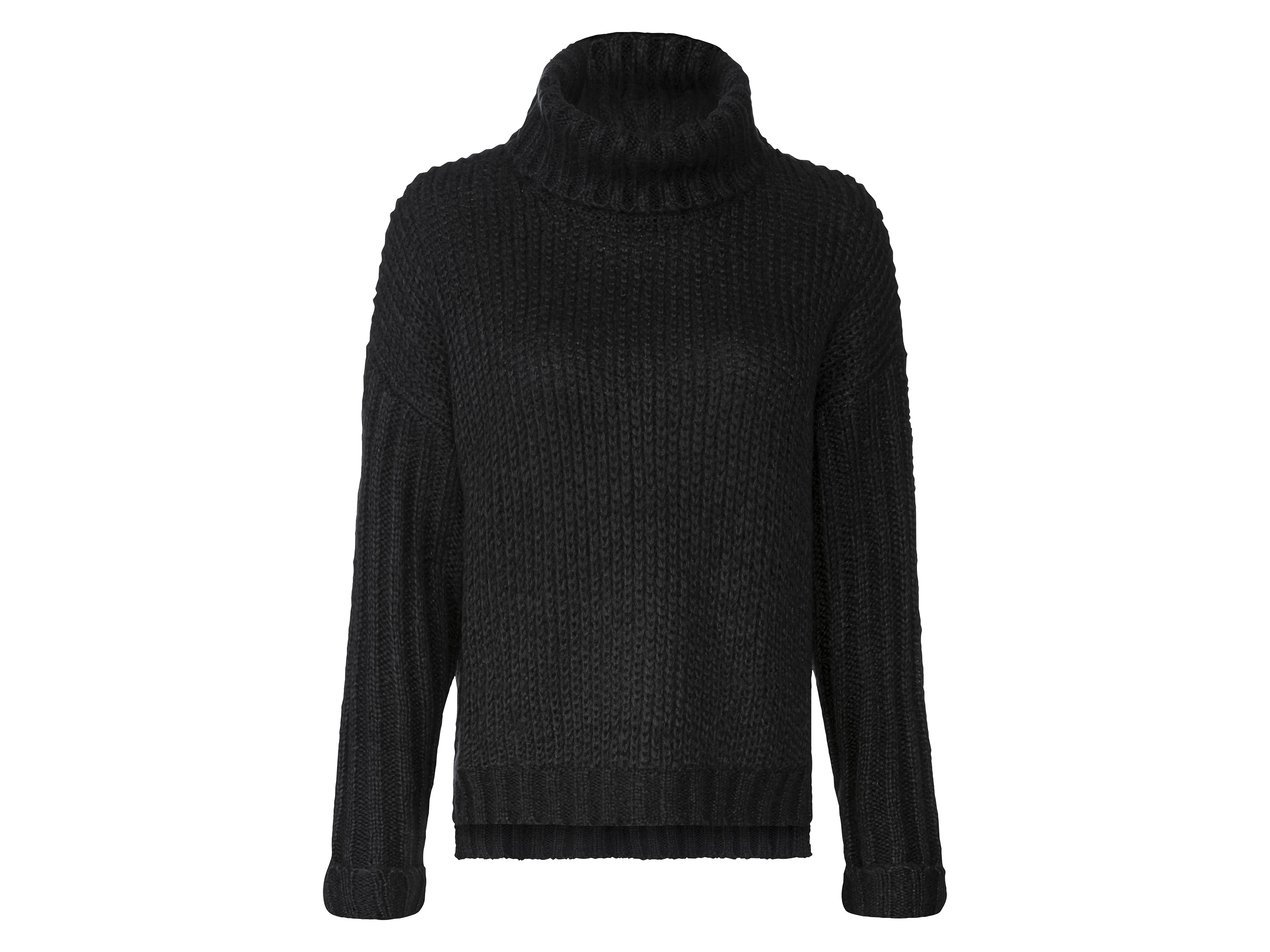 esmara® Dámský svetr s rolákem (L (44/46), černá)