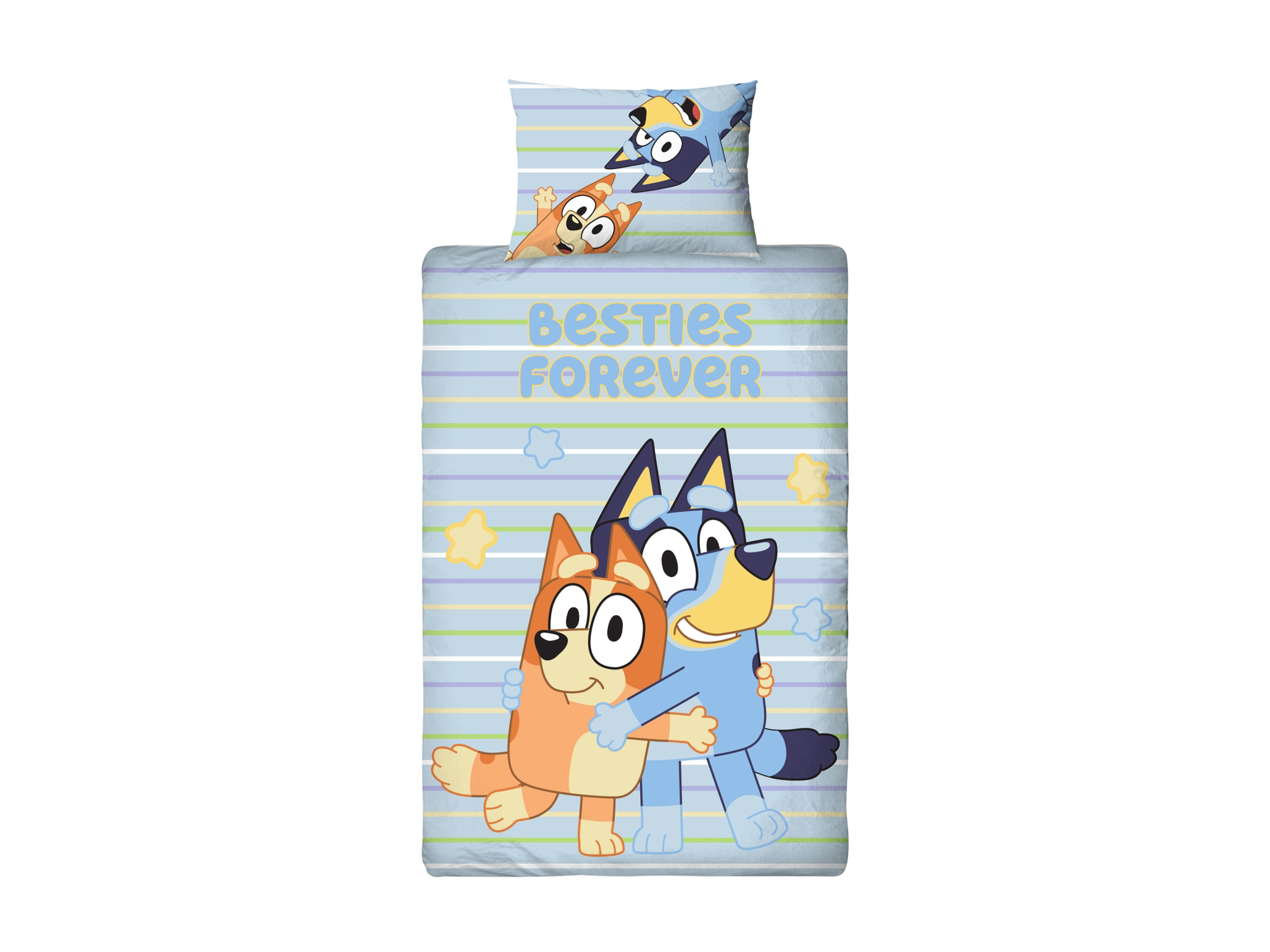 Dětské ložní povlečením Bluey / Prasátko Peppa, 140 x 200 cm, 70 x 90 cm (Bluey)