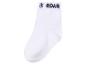 Bílé ponožky s nápisem 'ROAR'