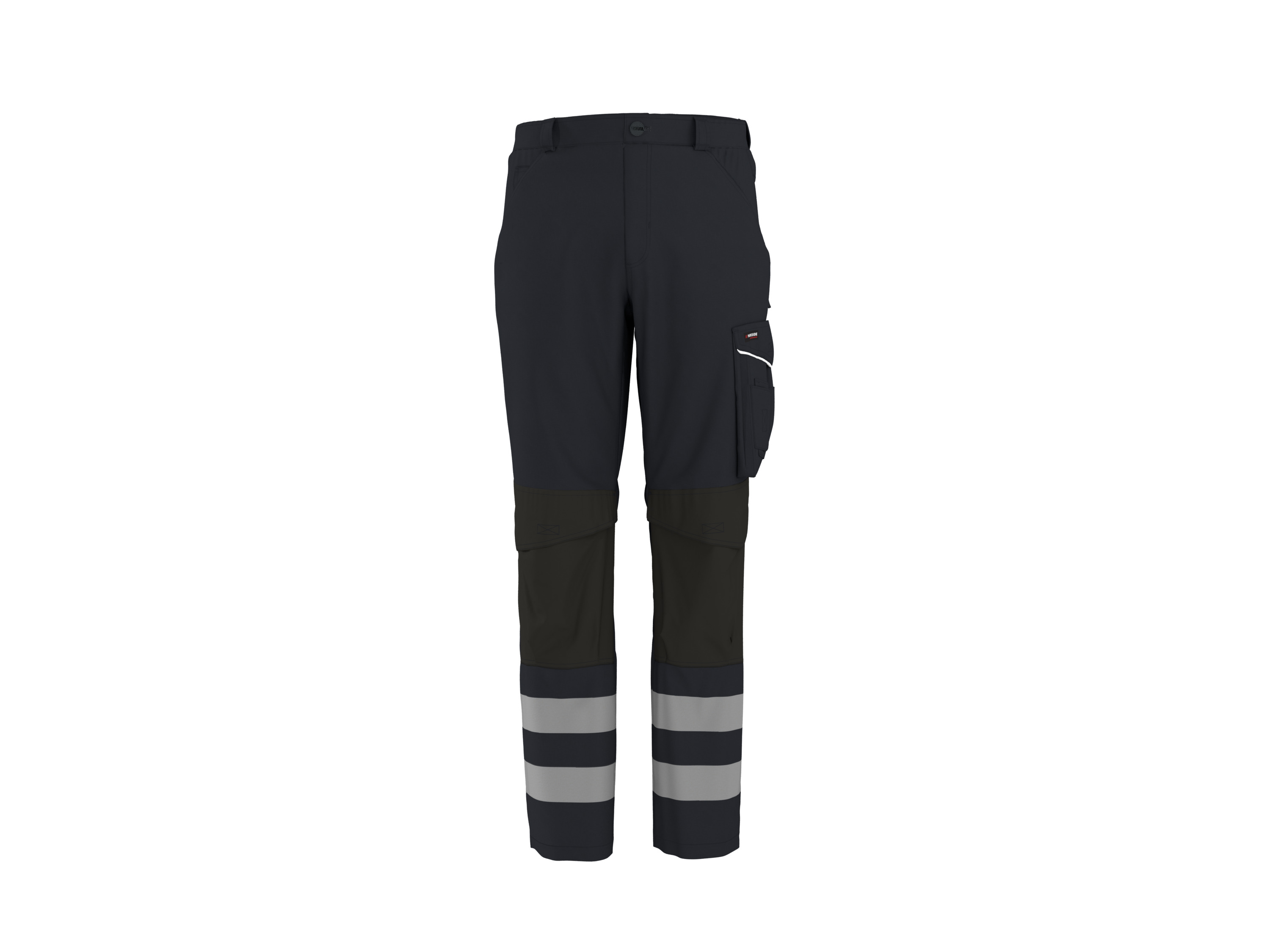 Parkside Performance® Pánské softshellové výstražné kalhoty (černá, 52)