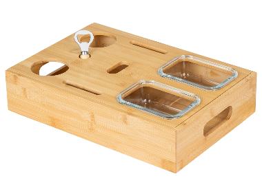 Wenko Servírovací podnos se skleněnými miskami