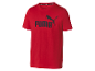 Pánské červené tričko Puma s černým logem.