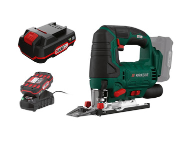 PARKSIDE® Aku přímočará pila PSTDA 20-Li B3, 2x 2 Ah