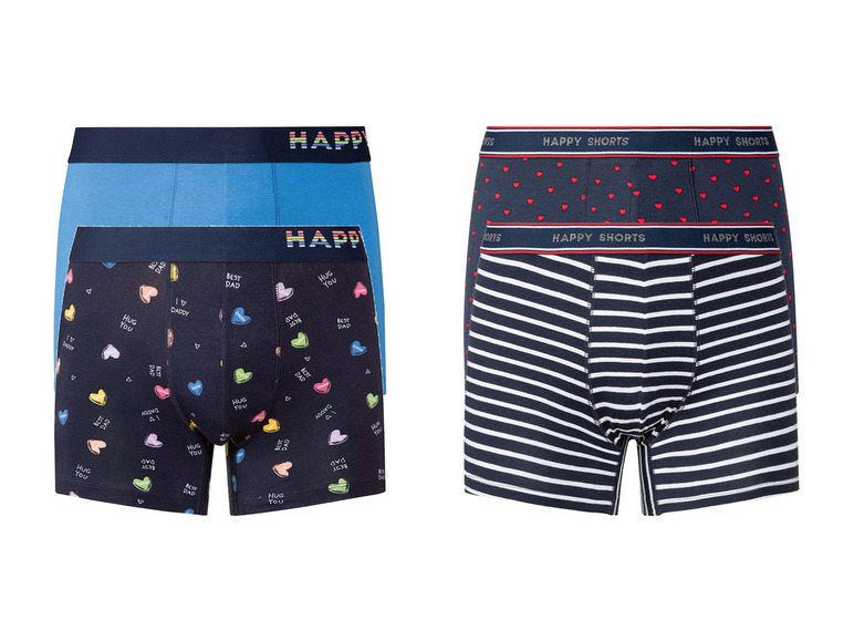  Zobrazit na celou obrazovku Happy Shorts Pánské boxerky, 2 kusy - Obrázek 1