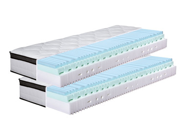 Hn8 Schlafsysteme Sada 7zónových matrací ze studené pěny Supreme KS Gel INT, 2dílná (80 x 200 cm, 1x H3, 1x H4)
