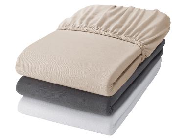 LIVARNO® Žerzejové napínací prostěradlo, 140-160 x 200 cm