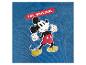 Modré tričko Mickey Mouse s textem „THE ORIGINAL“