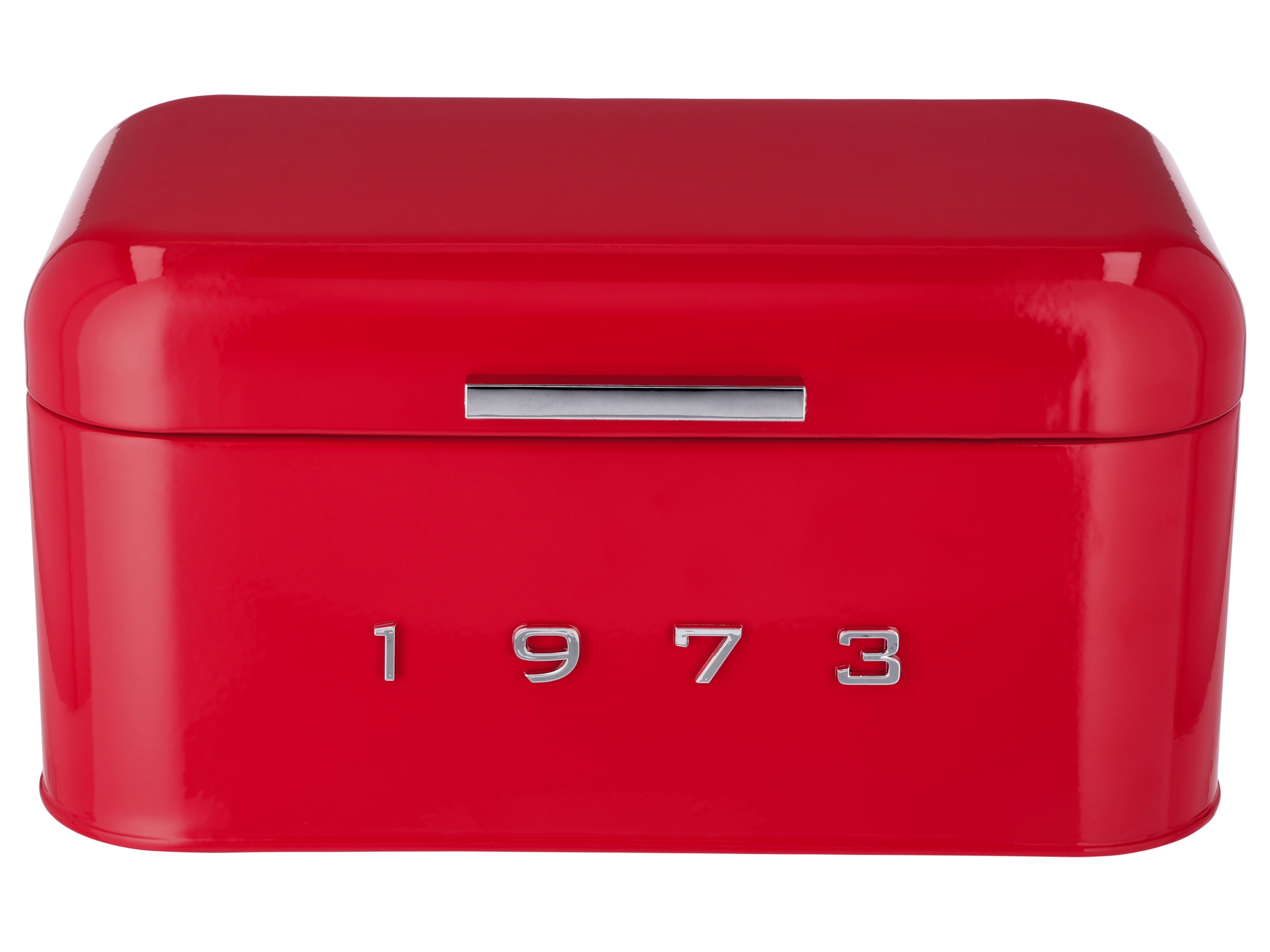 Silvercrest® Retro chlebník Chrom 1973 (červená)