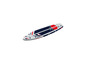 Nafukovací paddleboard s červeno-modrými detaily