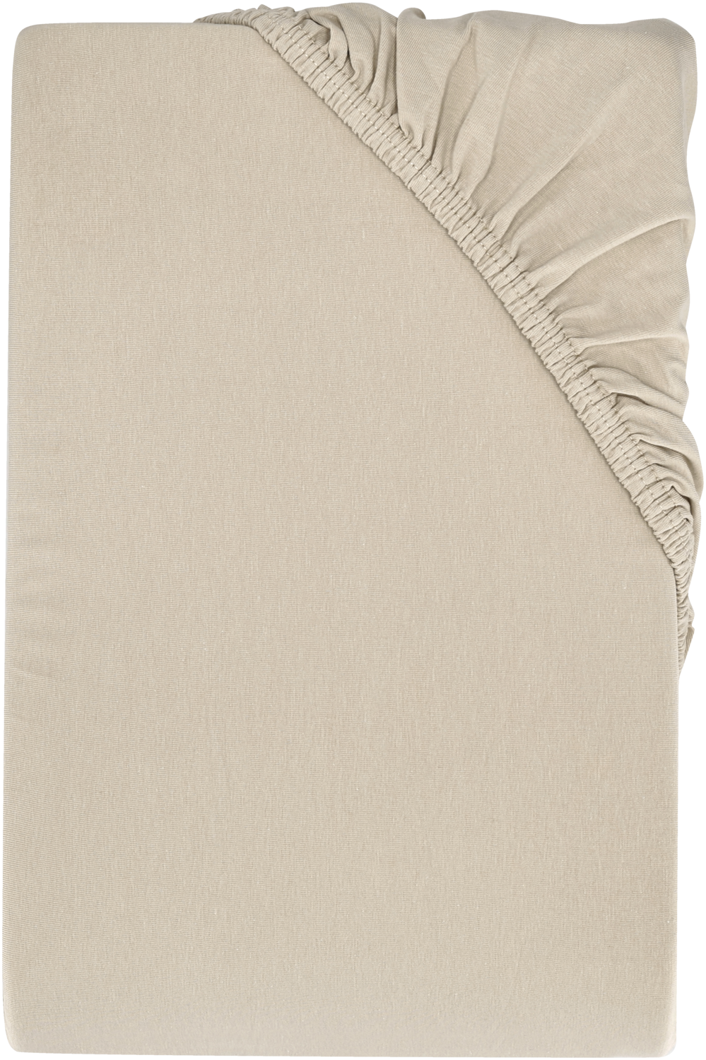 Livarno home Žerzejové napínací prostěradlo, 140–160 x 200 cm (béžová)