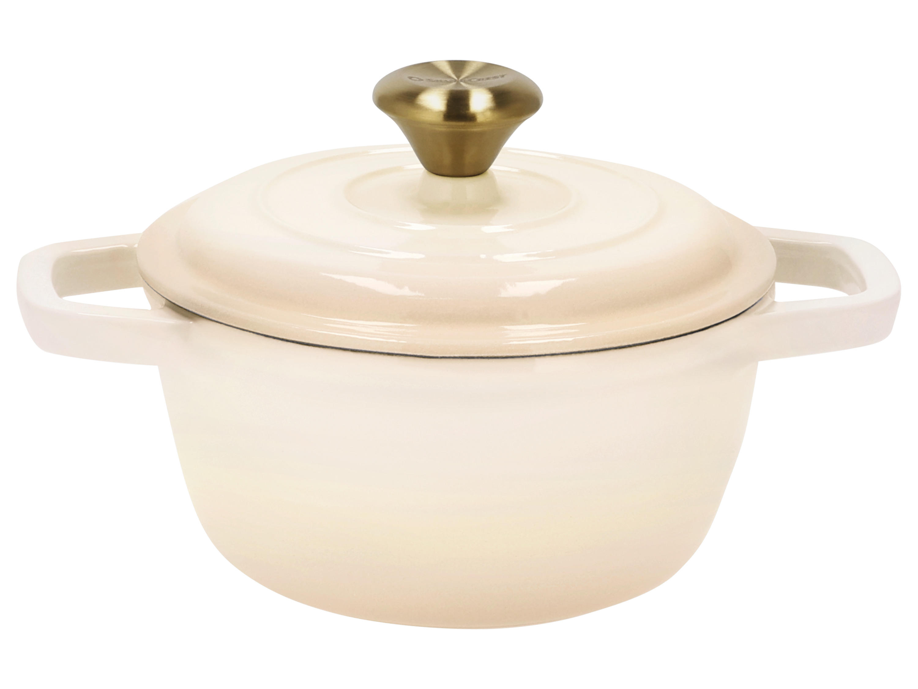 Silvercrest® Litinový hrnec Premium, Ø 16 cm / 1,4 l (béžová)
