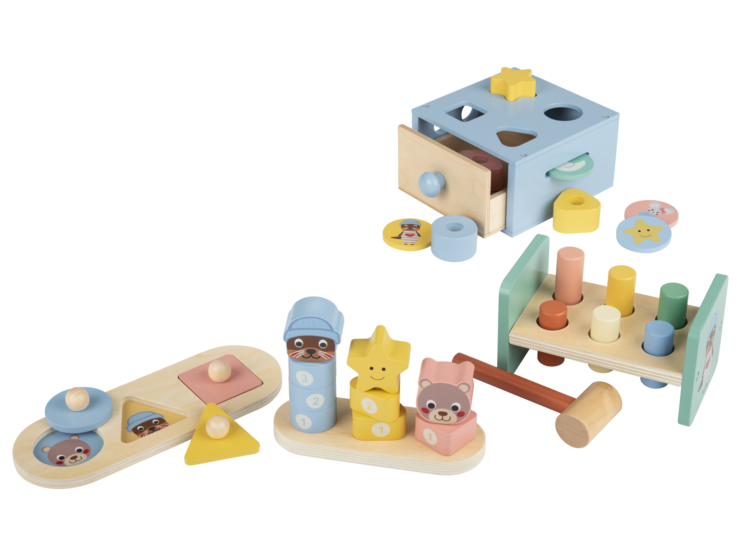 lupilu® Hrací a výukový box (12–18 měsíců)