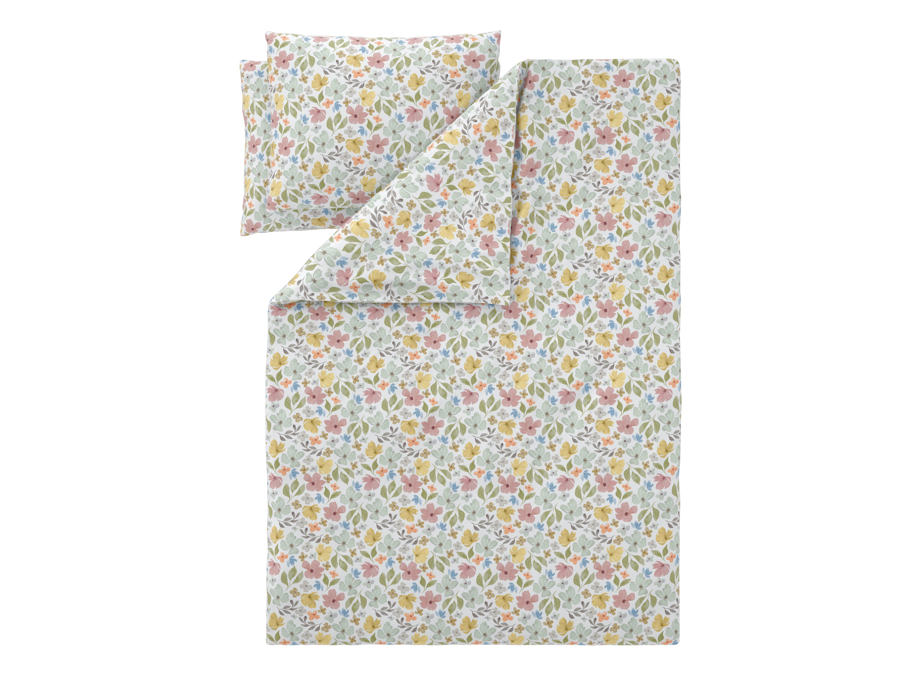 Livarno® Saténové ložní povlečení, 200 x 220 cm, 70 x 90 cm (květiny)