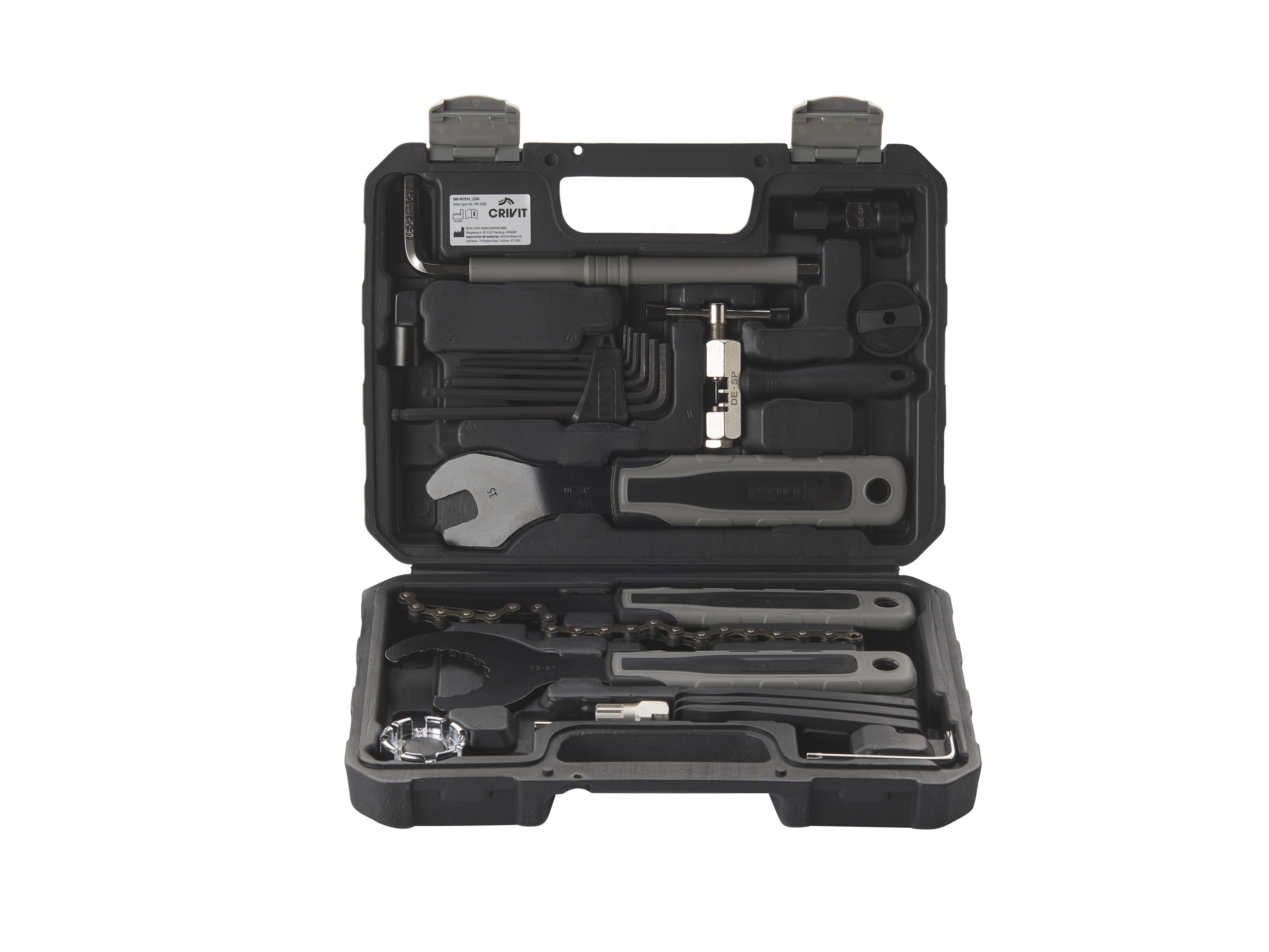 Crivit Sada nářadí pro jízdní kolo, 20dílná