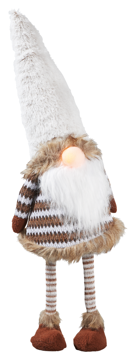 Livarno home Dekorativní LED figurka trpaslíka (hnědá/béžová)
