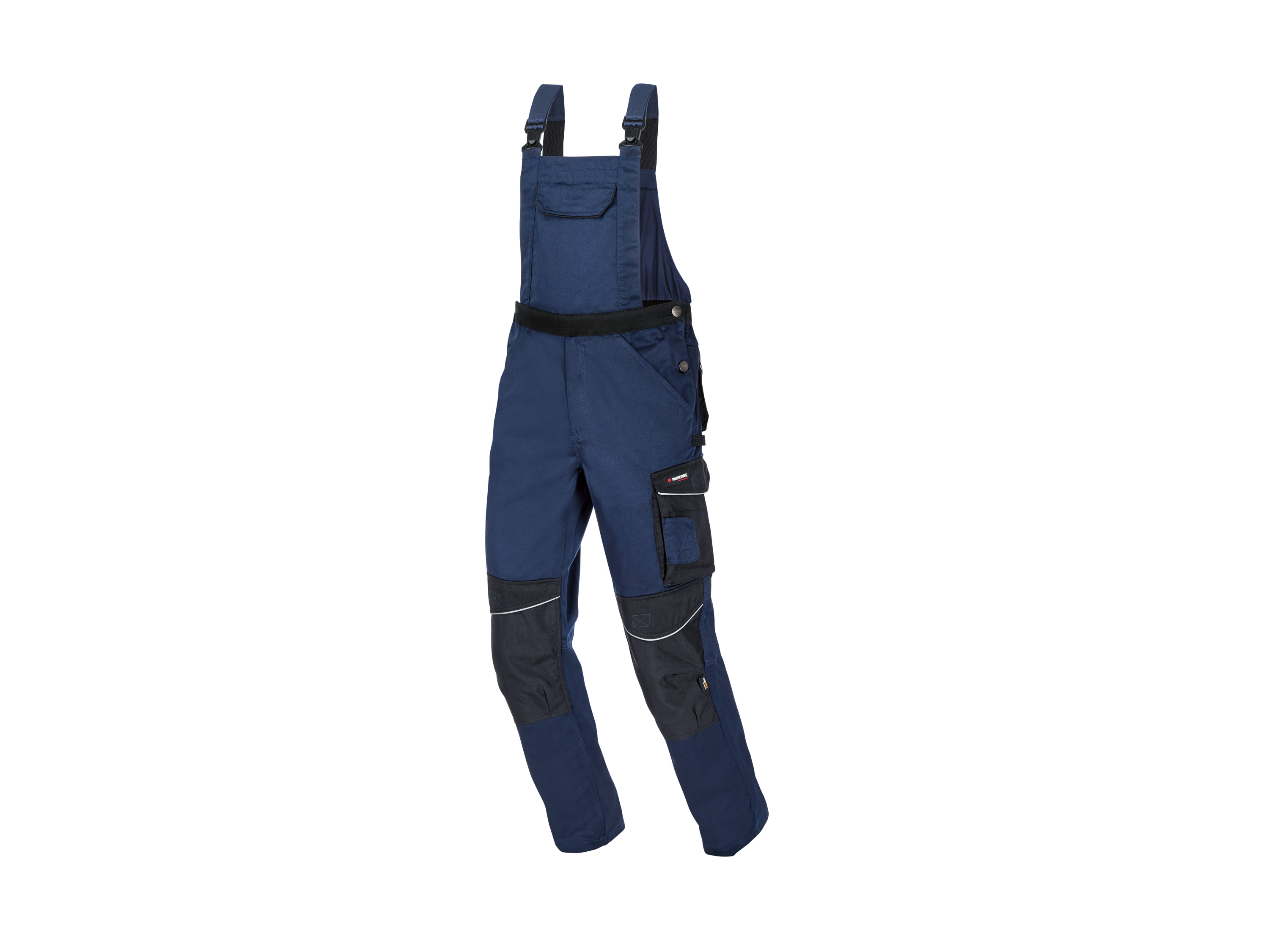Parkside Performance® Pánské pracovní kalhoty s laclem (navy modrá, 50)