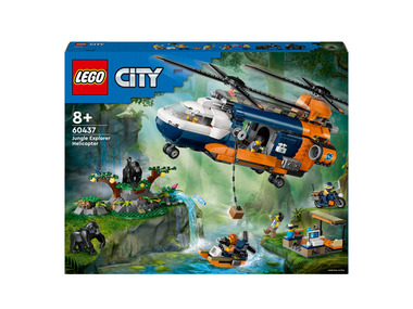 LEGO® City 60437 Helikoptéra na průzkum džungle v základním táboře