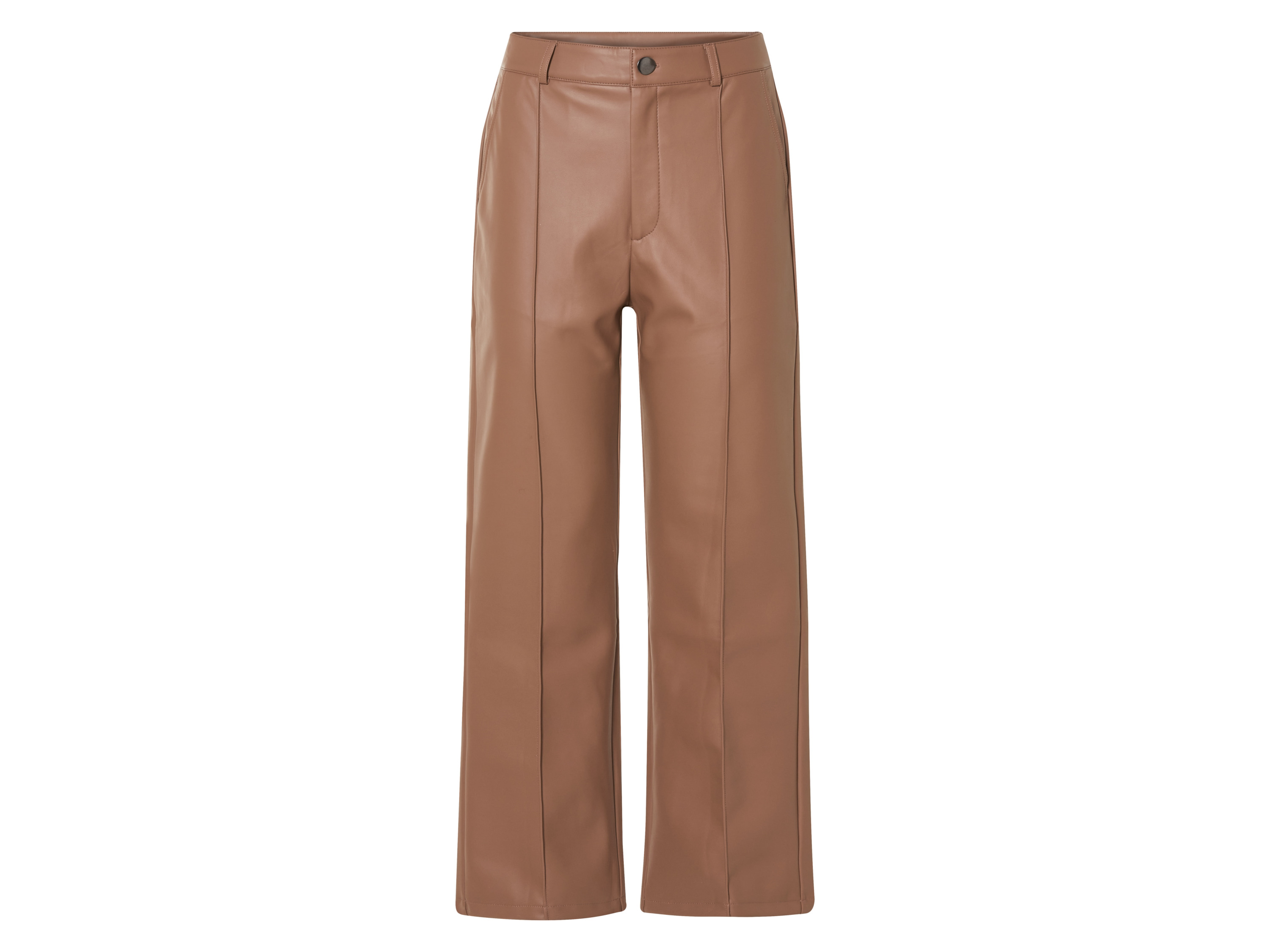 esmara® Dámské kalhoty "Wide Leg" (hnědá, 46)