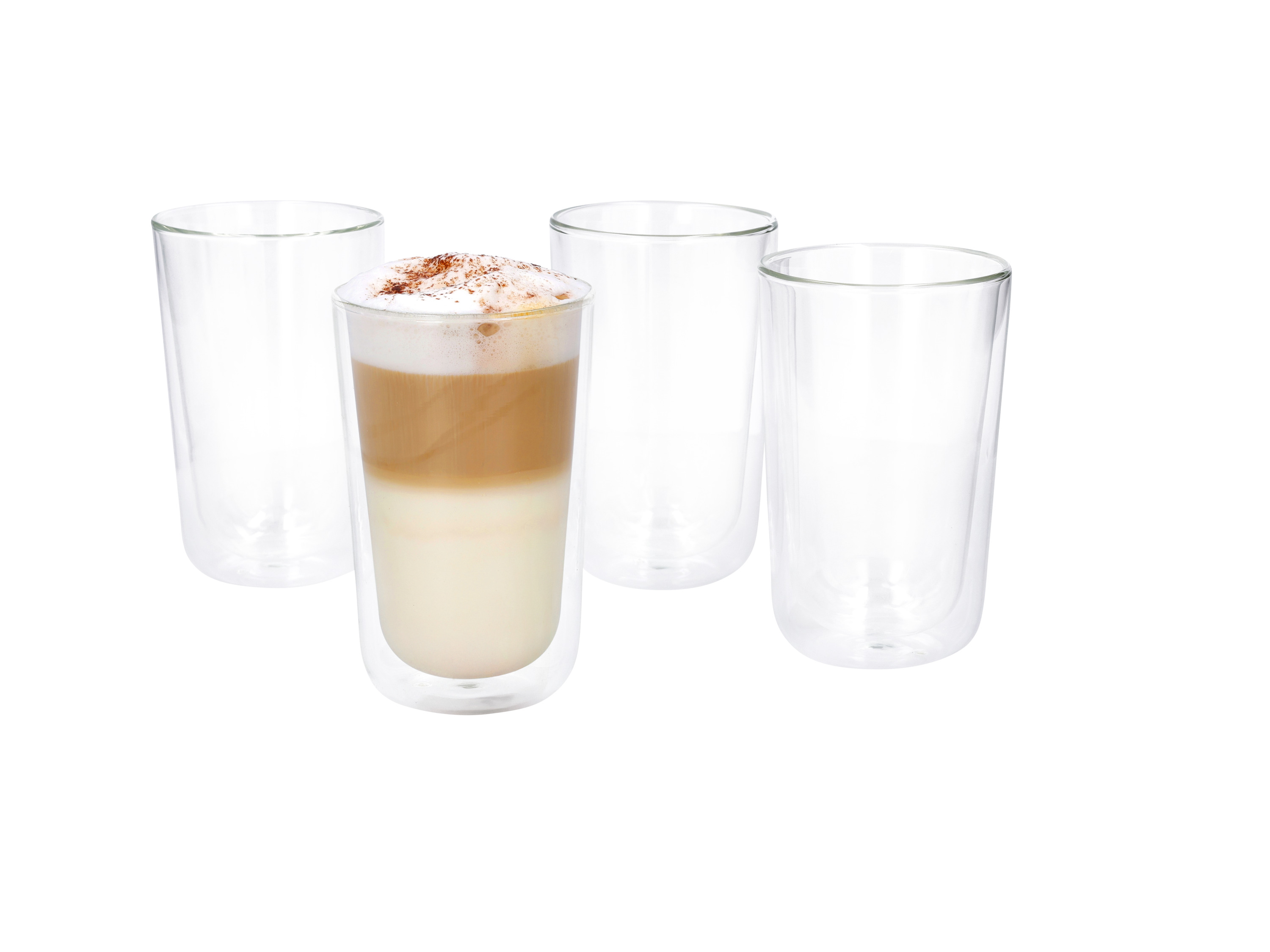 Silvercrest® Termo sklenice (sada 4 sklenic Latte Macchiato)