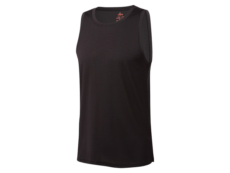 Černé tílko pro muže značky Crivit.