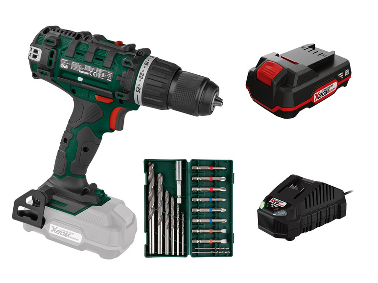  Zobrazit na celou obrazovku PARKSIDE® Aku vrtací šroubovák PABS 20-Li E6, 2 Ah - Obrázek 1