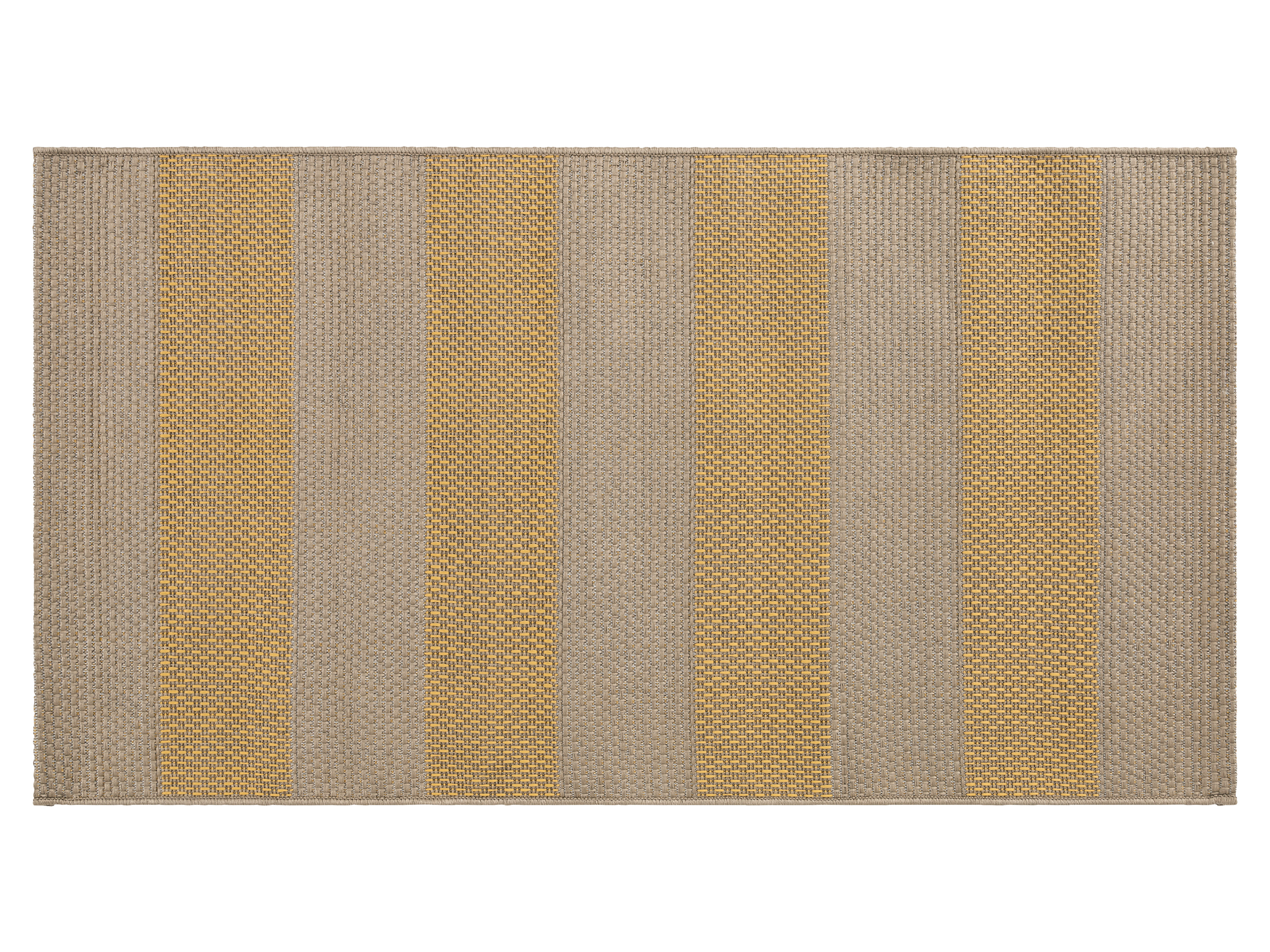 Livarno home Venkovní koberec, 80 x 150 cm (béžová/žlutá)