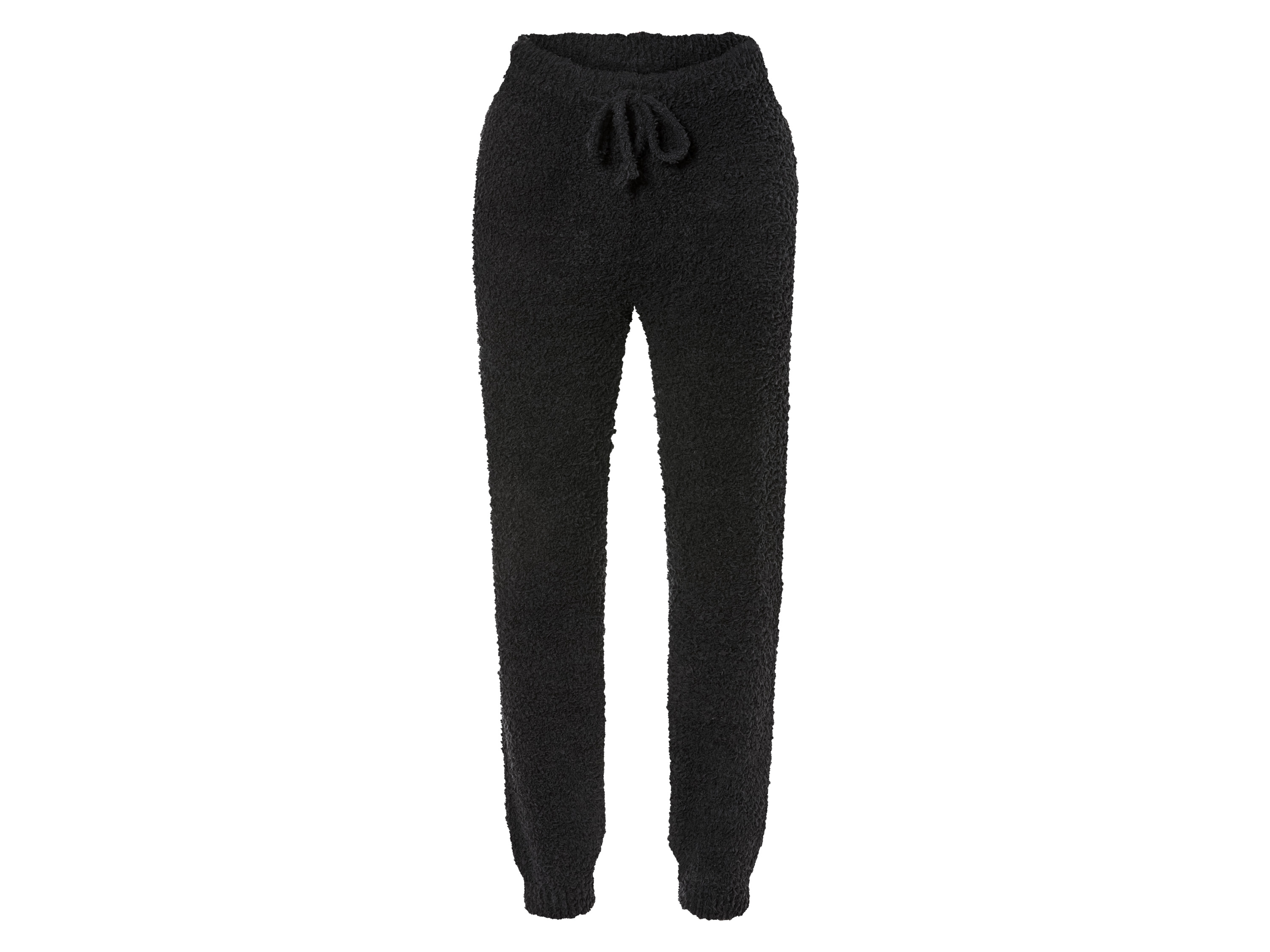 esmara® Dámské plyšové tepláky (XS (32/34), černá)
