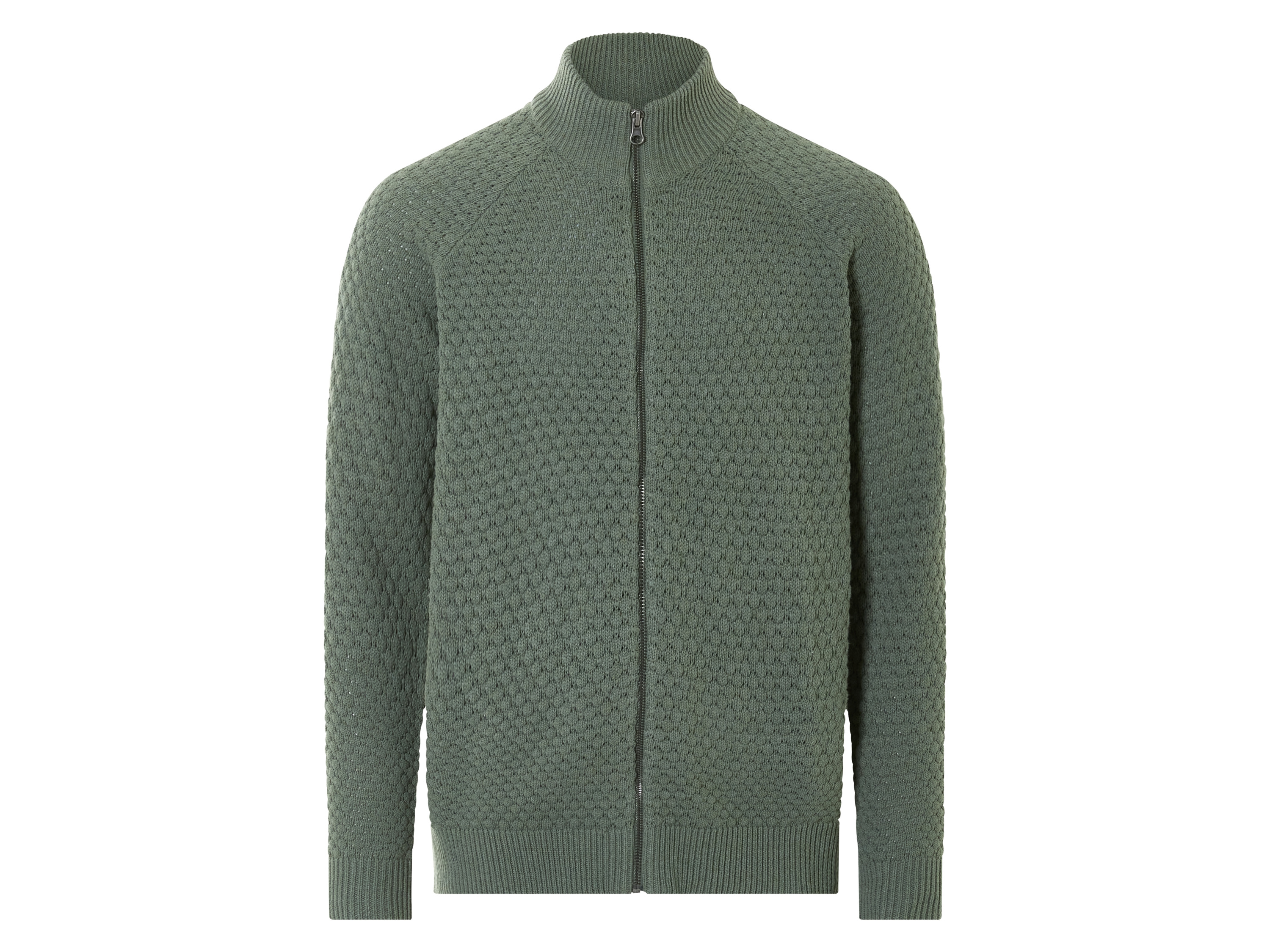 Livergy® Pánský pletený svetr (XL (56/58), zelená)