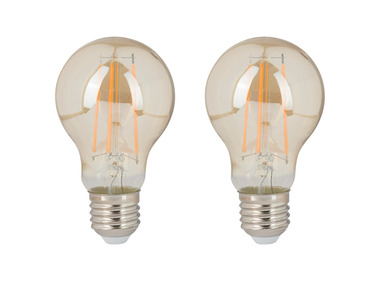 LIVARNO home Zigbee 3.0 Smart Home Sada filamentových LED žárovek, 2dílná, filament