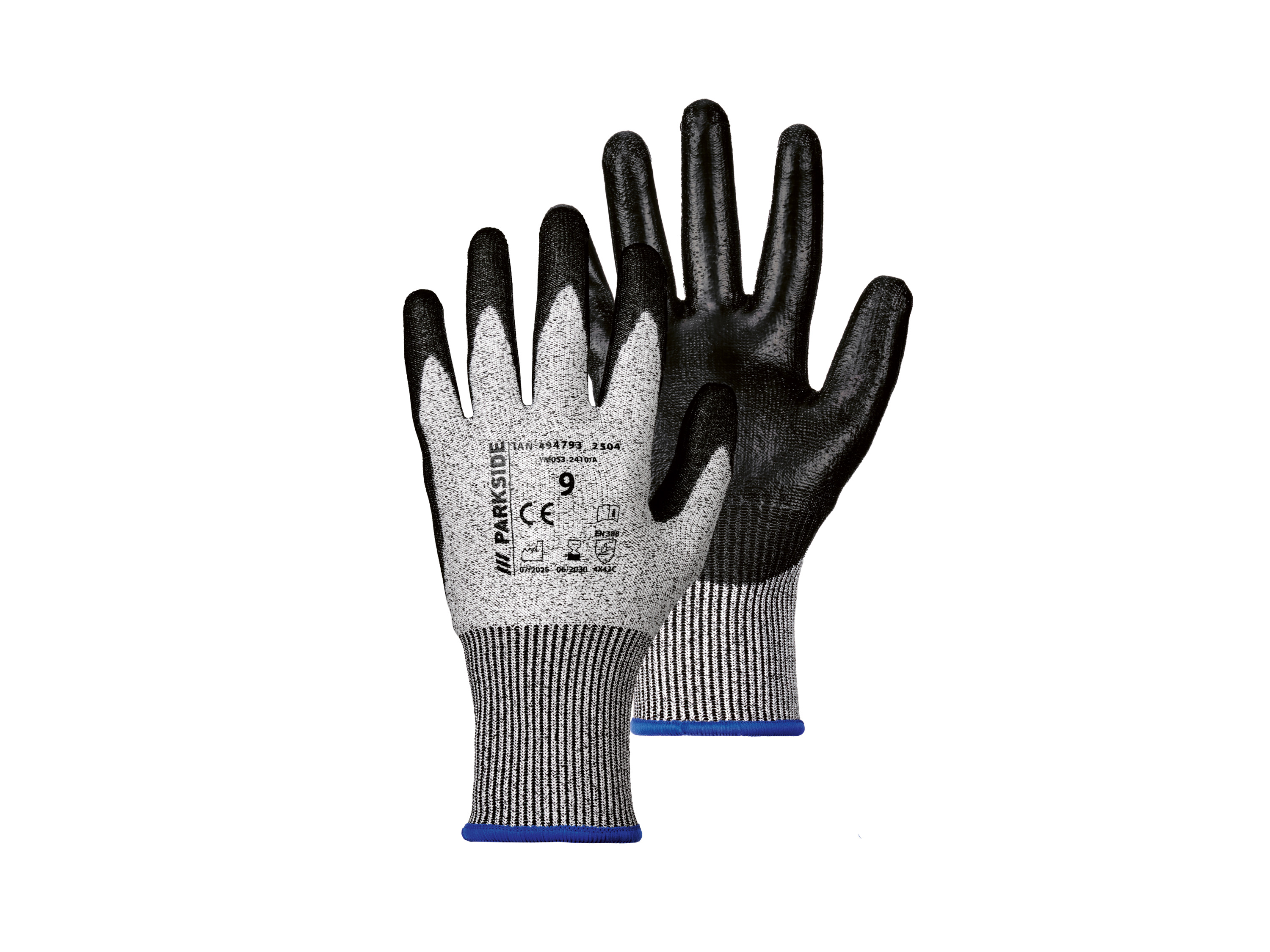Parkside® Protiřezné rukavice, Neprořezné rukavice, Rukavice proti proříznutí (9)