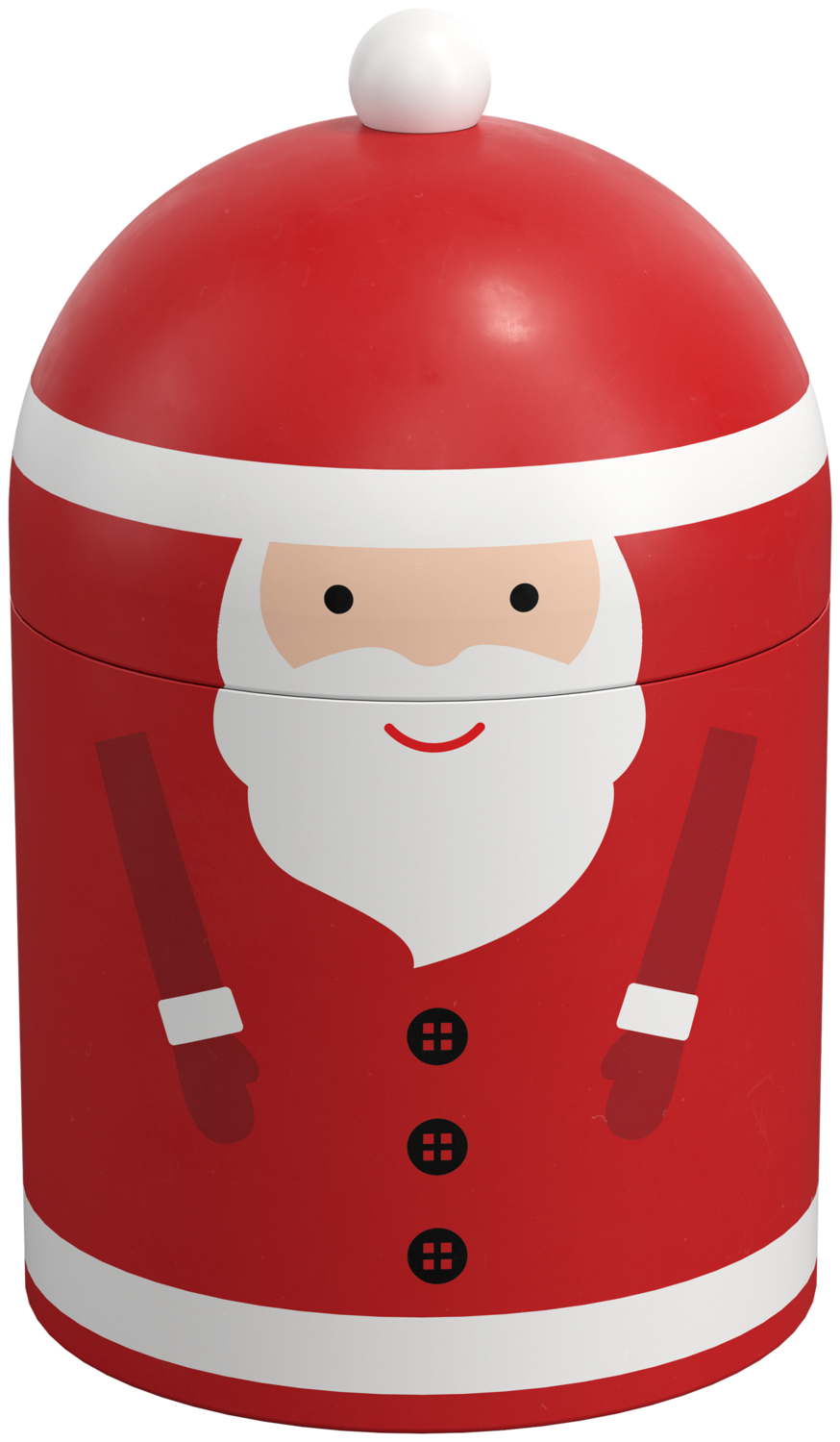 Silvercrest® Vánoční sada dóz na potraviny (Santa Claus)