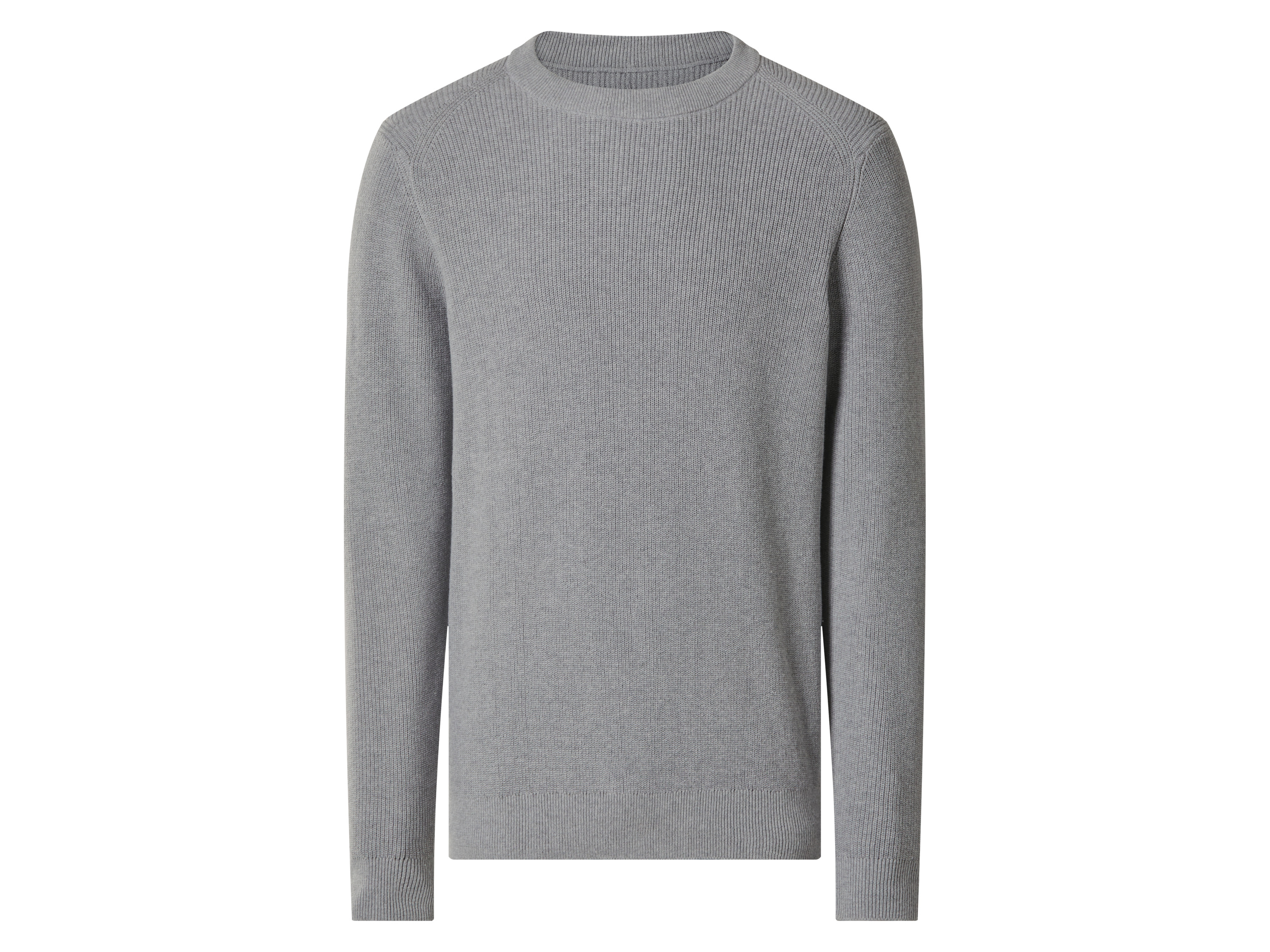 Esmara MEN Pánský vroubkovaný svetr (šedá, XL (56/58))