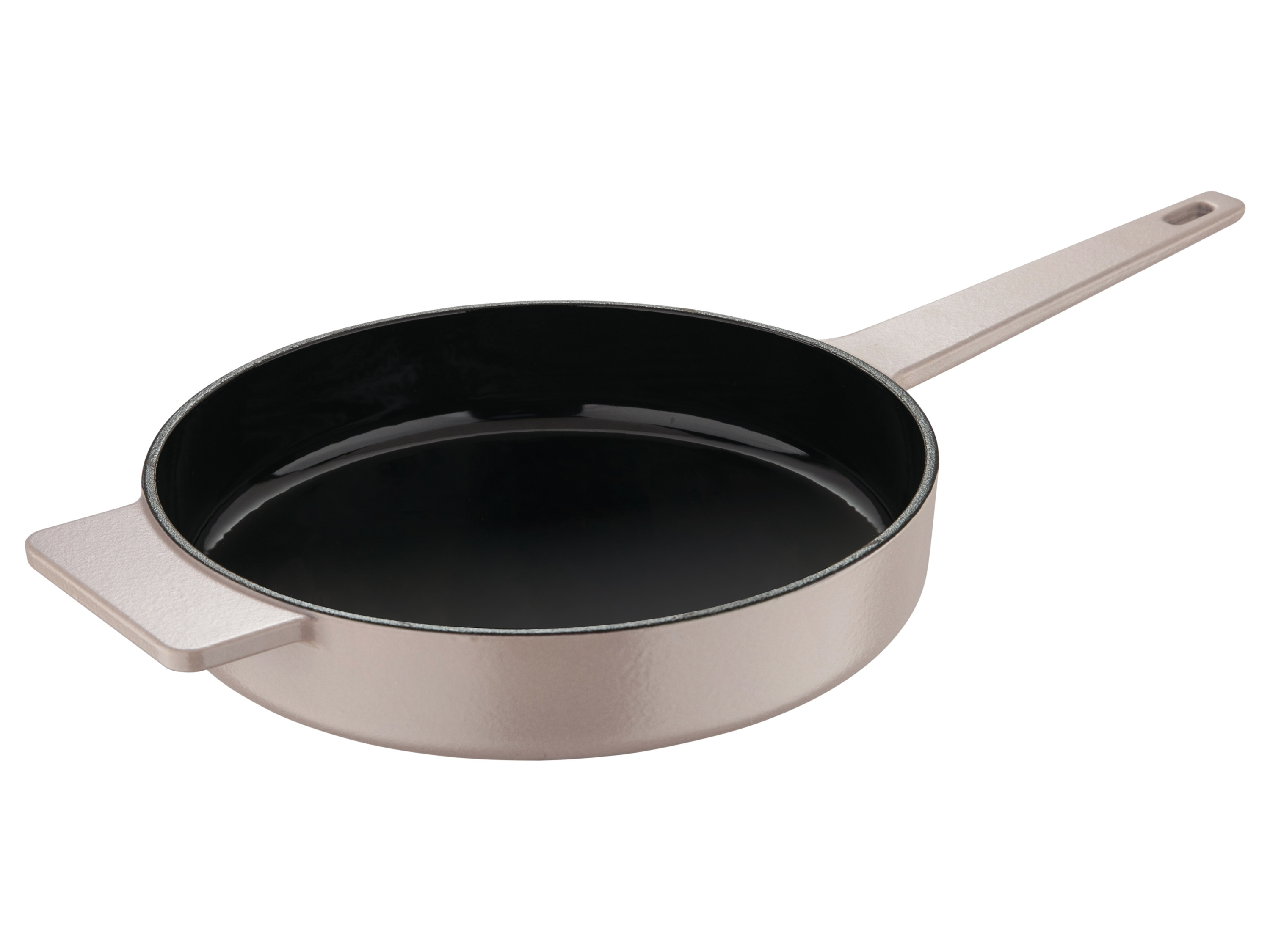 Masterpro Litinová grilovací pánev Eternal, Ø 25 cm (béžová)