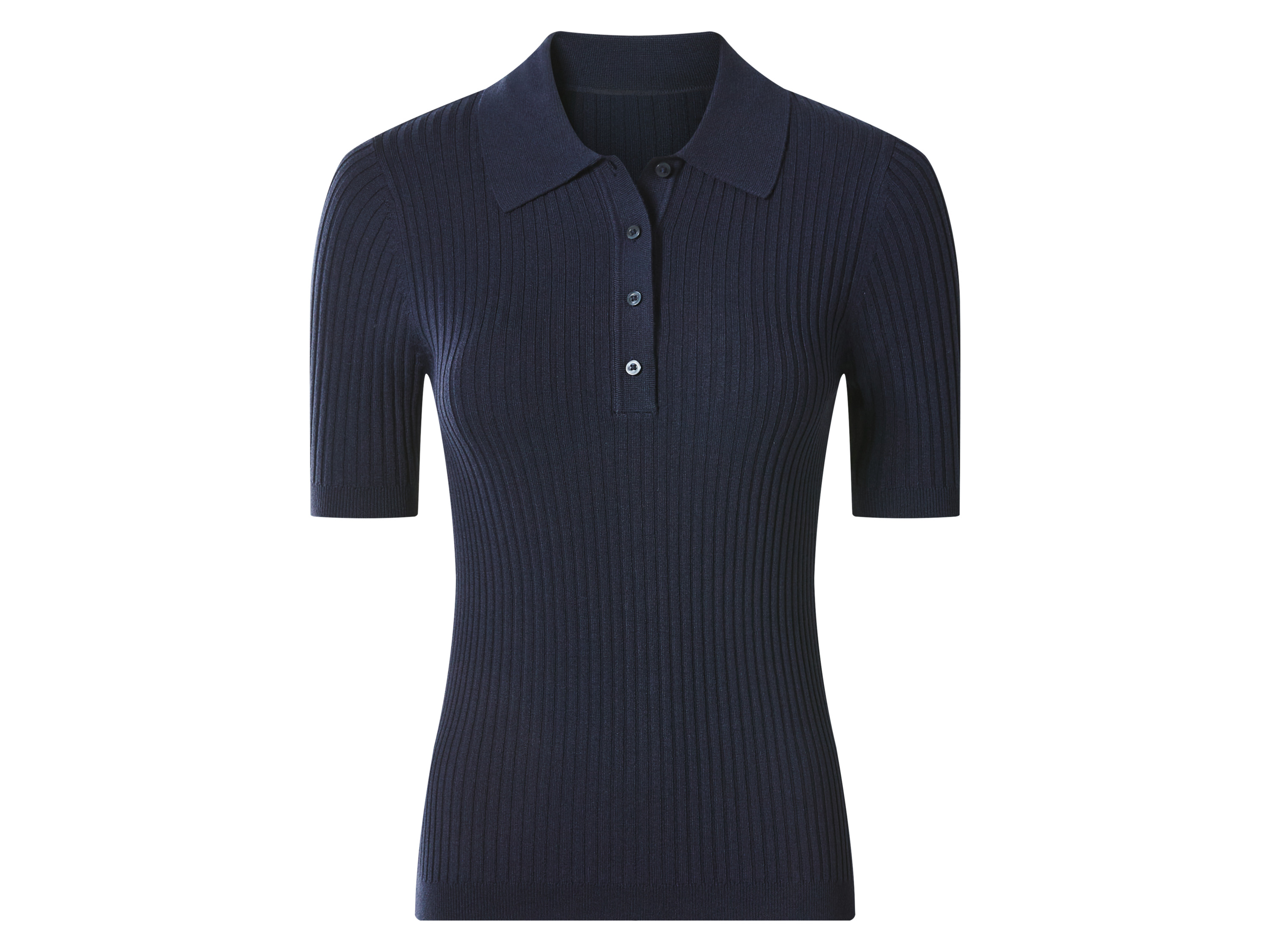 esmara® Dámské vroubkované polotriko (navy modrá, XL (48/50))