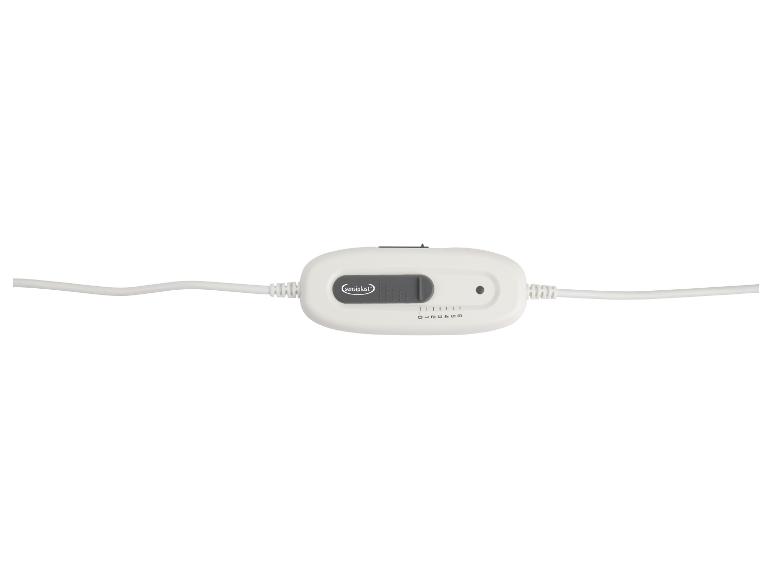 Bílý ovladač vyhřívací podložky sensiplast s šedým posuvníkem a čísly 0-6.