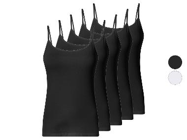 esmara® Dámský top se špagetovými ramínky, 5 kusů