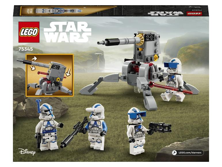 LEGO Star Wars: dělo a klonové vojáci 501. legie.