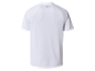 Bílé tričko Under Armour s logem na zádech.