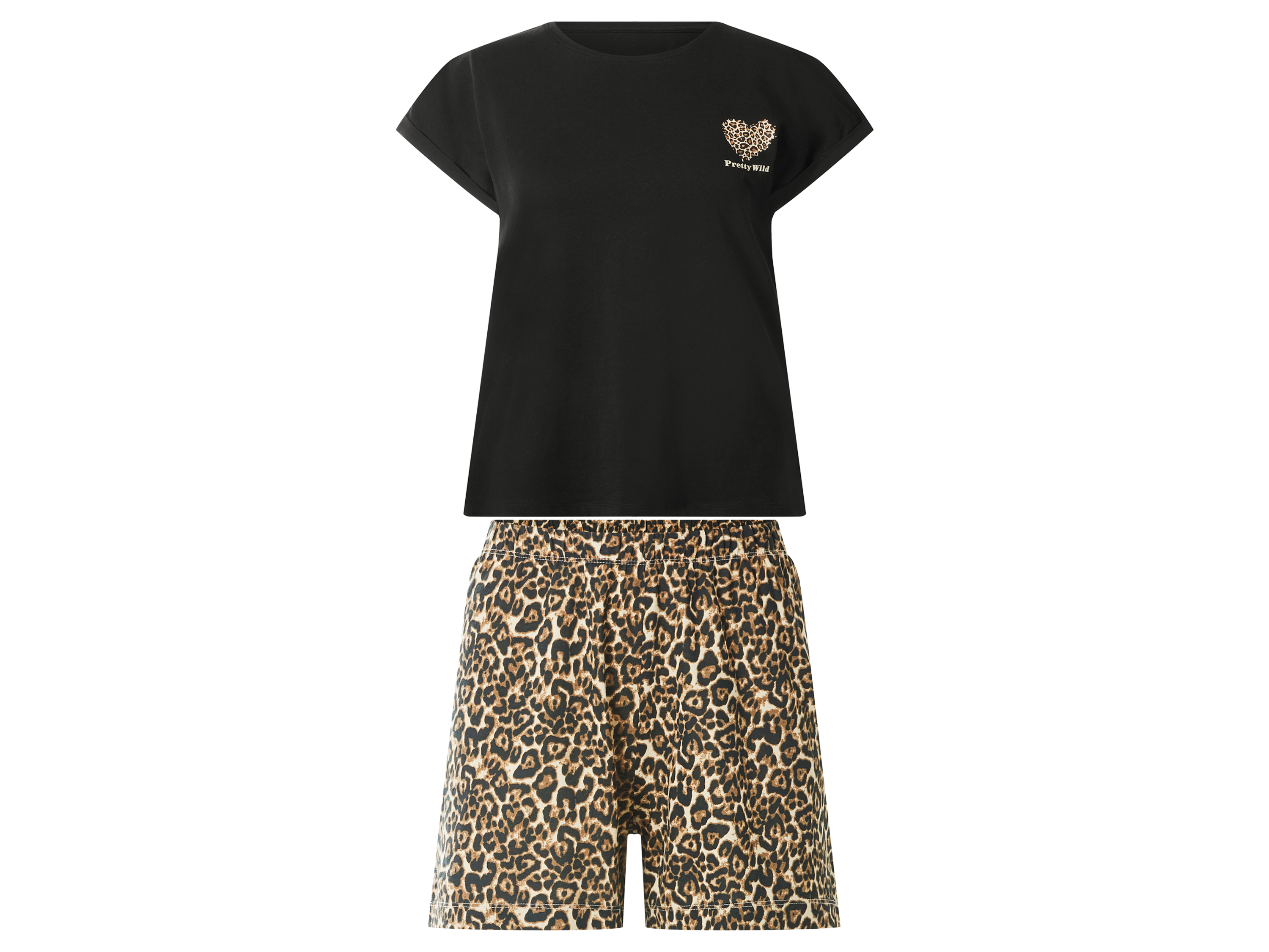 esmara® Dámské pyžamo (černá, M(40/42))