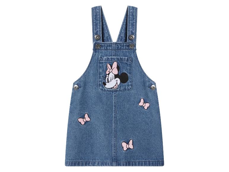 Dětské džínové šaty Minnie Mouse s mašličkami