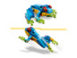 Lego Creator 3 v 1 sada s žábou, ještěrkou nebo hadem.