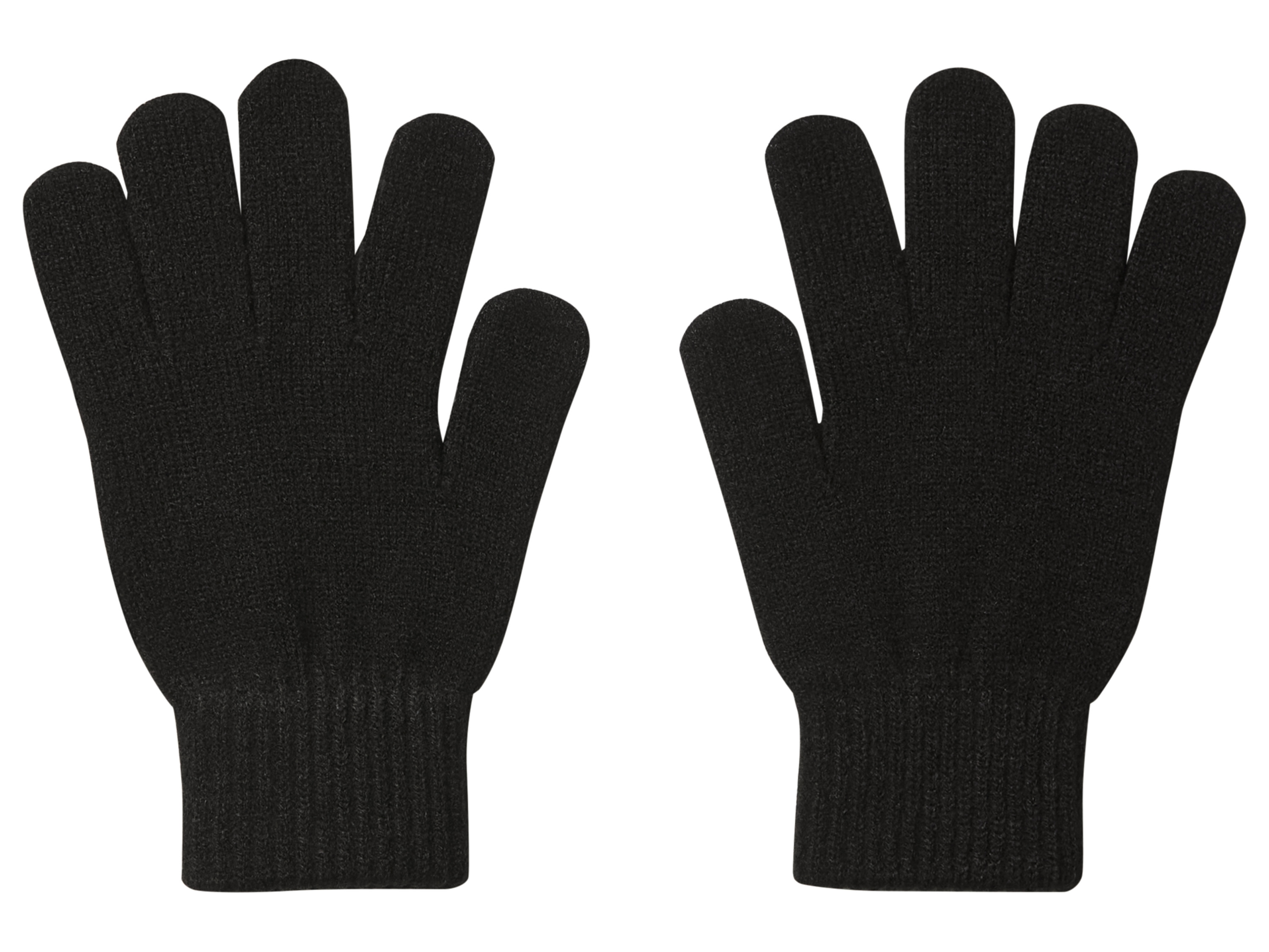 esmara® Dámská / Pánská čelenka / čepice / rukavice / šála (dutá šála, černá, one size)