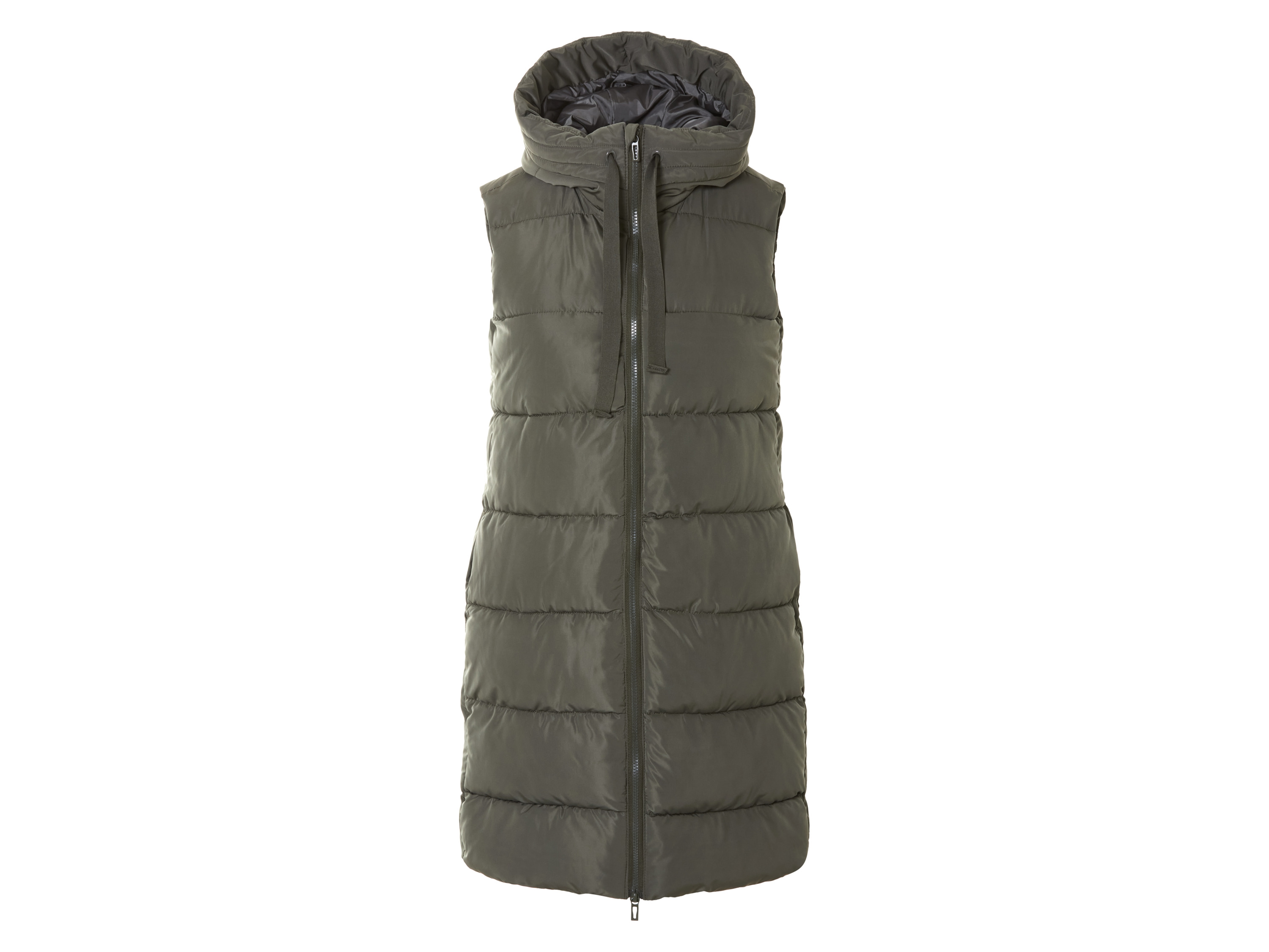 esmara® Dámská dlouhá vesta (olivová, S(36/38))