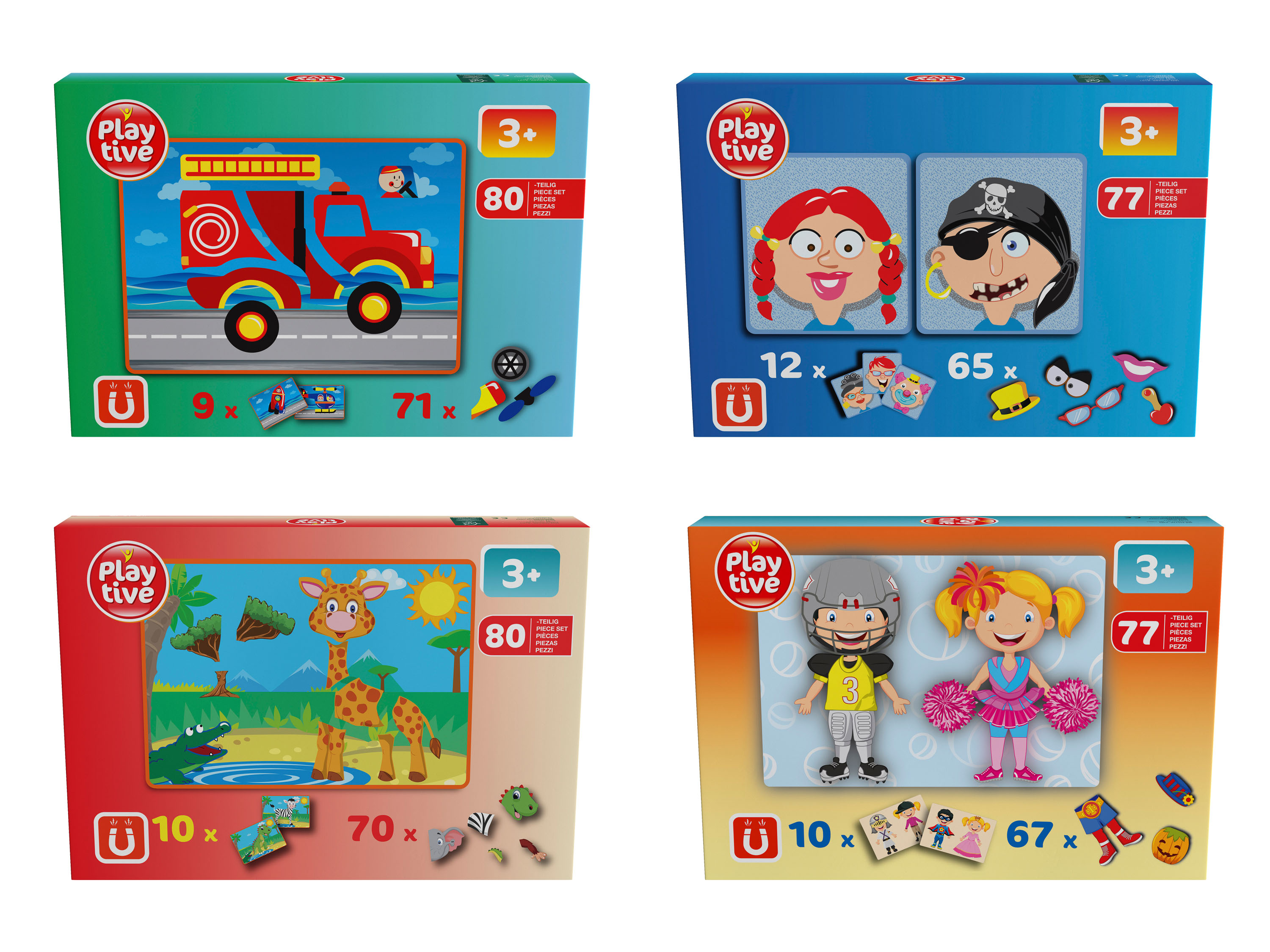 Playtive Magnetické puzzle