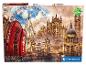 1000dílná puzzle Clementoni s obrázky Londýna, včetně London Eye, telefonních budek a Tower Bridge.