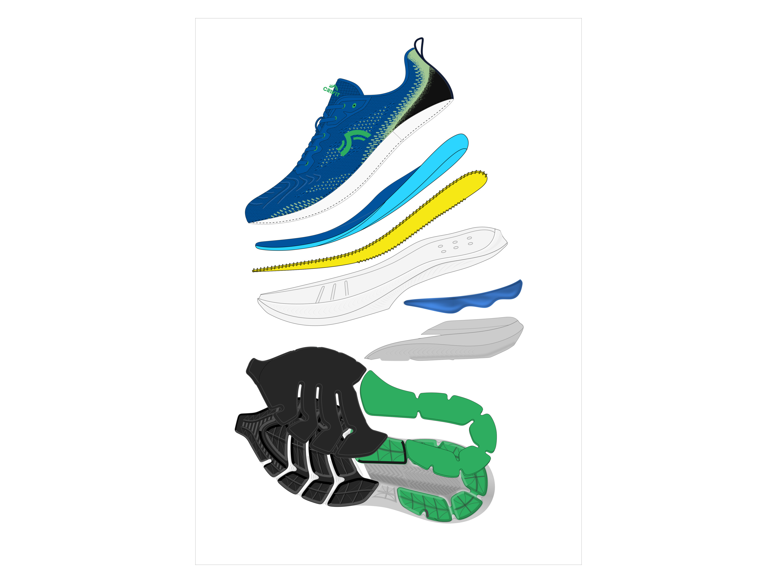 CRIVIT Pánská běžecká obuv  - 9