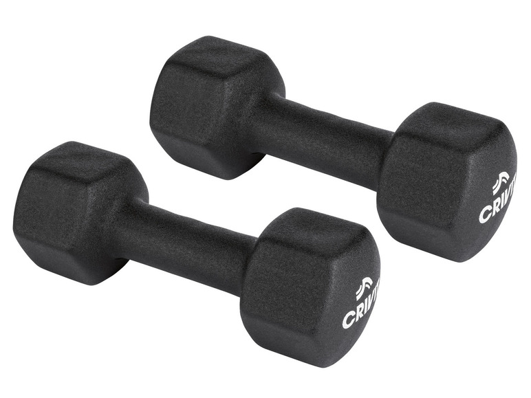  Zobrazit na celou obrazovku CRIVIT Sada činek, 3 kg / 5 kg, 2 kusy - Obrázek 5