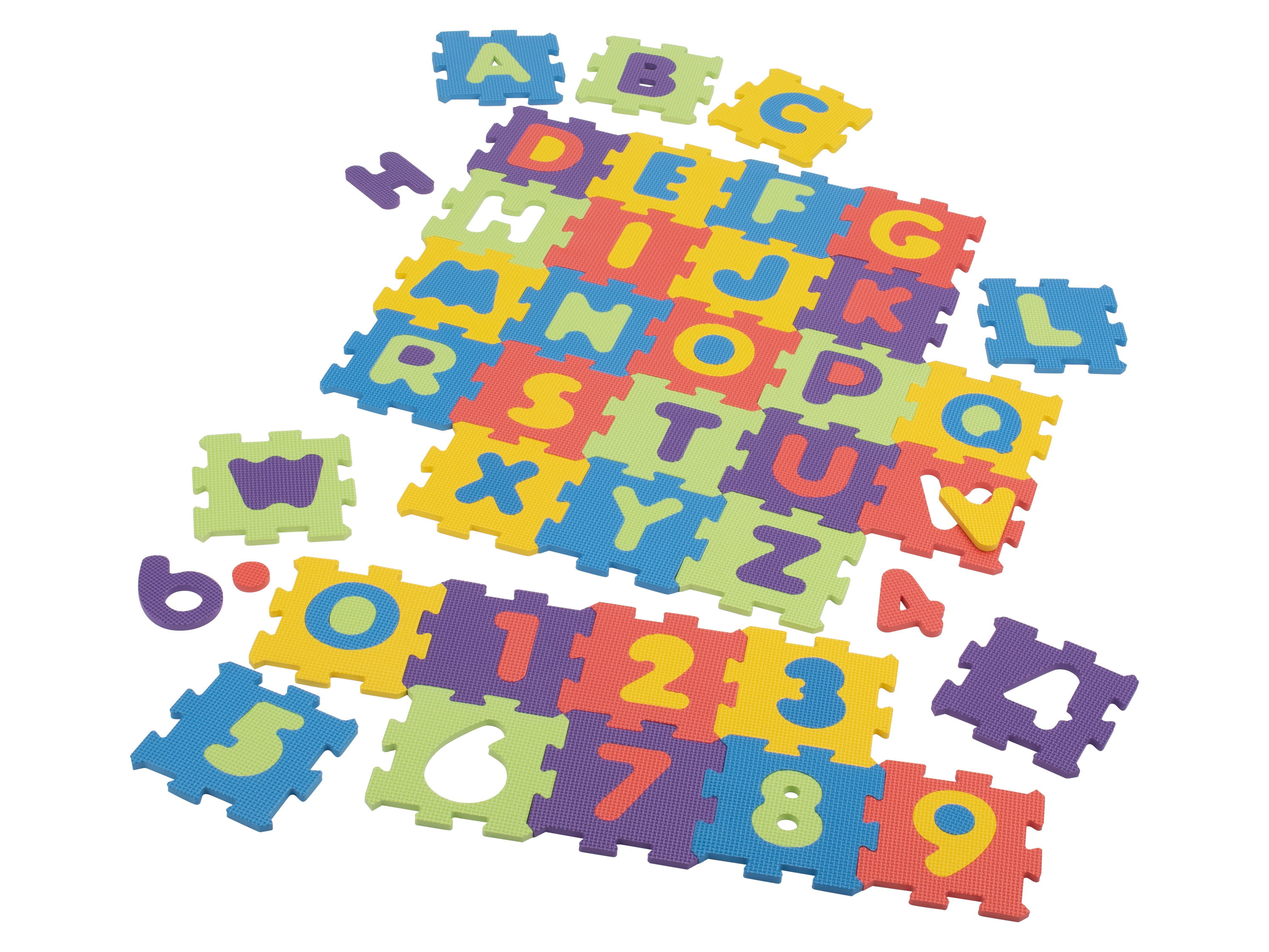 lupilu® Pěnové puzzle (čísla a písmena)